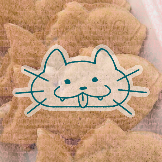 silly kitty sticker