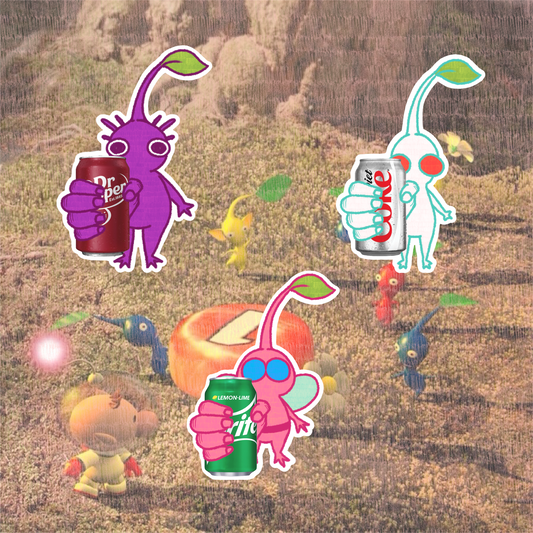pikmin drink sticker (series 2)