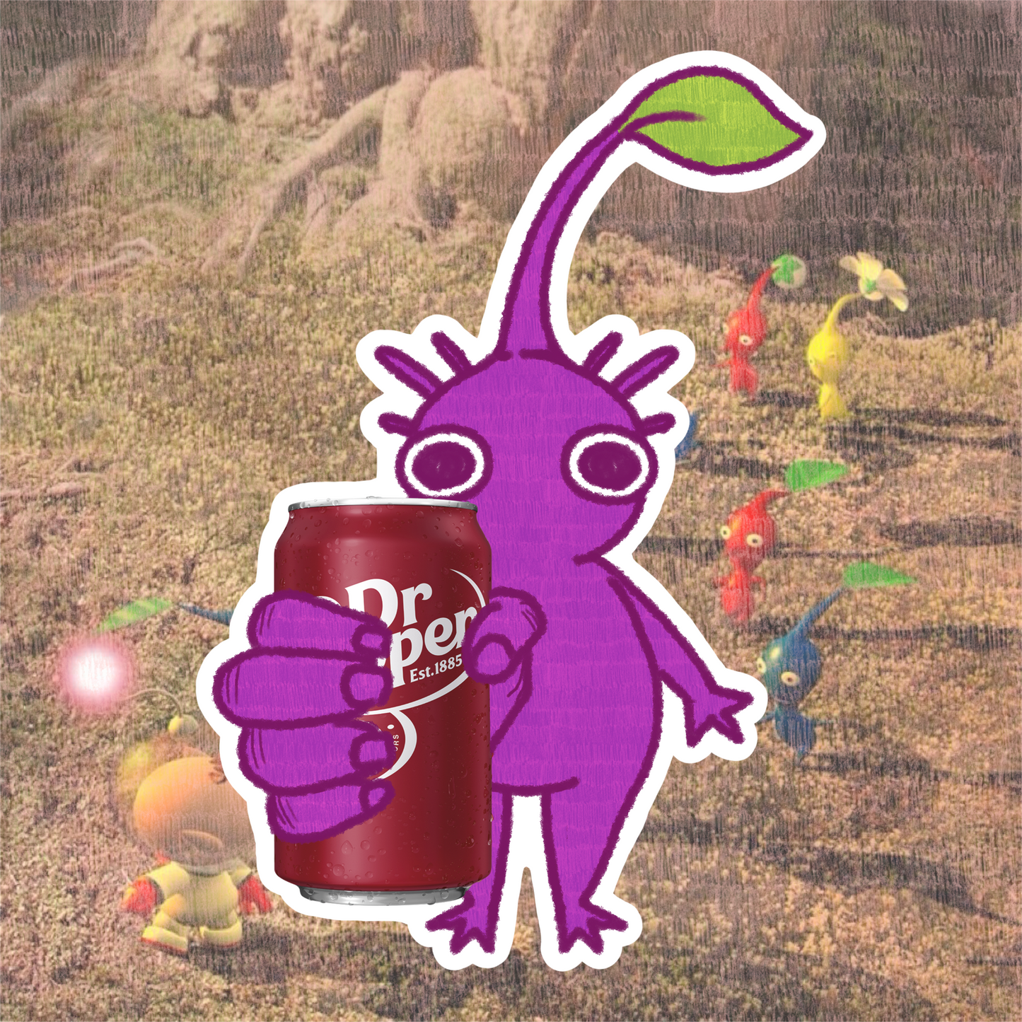 pikmin drink sticker (series 2)